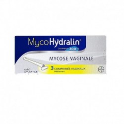 MYCOHYDRALIN COMPRIMÉS VAGINAL 200MG BOITE X3