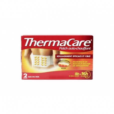 THERMACARE 2 PATCHS CHAUFFANTS BAS DU DOS