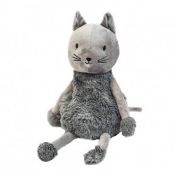 BOUILL COZY PELUCHE CHAT GRIS SOFRAMAR