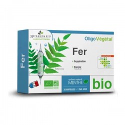 3 CHENES OLIGOVEGETAL BIO FER AMPOULES X20