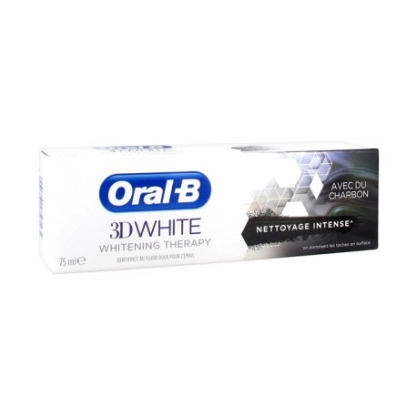 ORAL-B DENTIFRICE 3D WHITE CHARBON 75ML